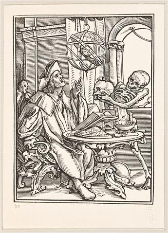 Holbein, Hans the Younger (c. 1497-1543) The Dance of Death. Enlarged Facsimiles in Platinotype by Frederick H. Evans of Fifty Wood Eng